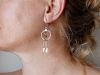 Boucles Silaya, boucles d’oreilles en argent fait main par Maryjou