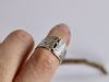 Bague empreinte, bague en argent fait main par Maryjou — vue 4