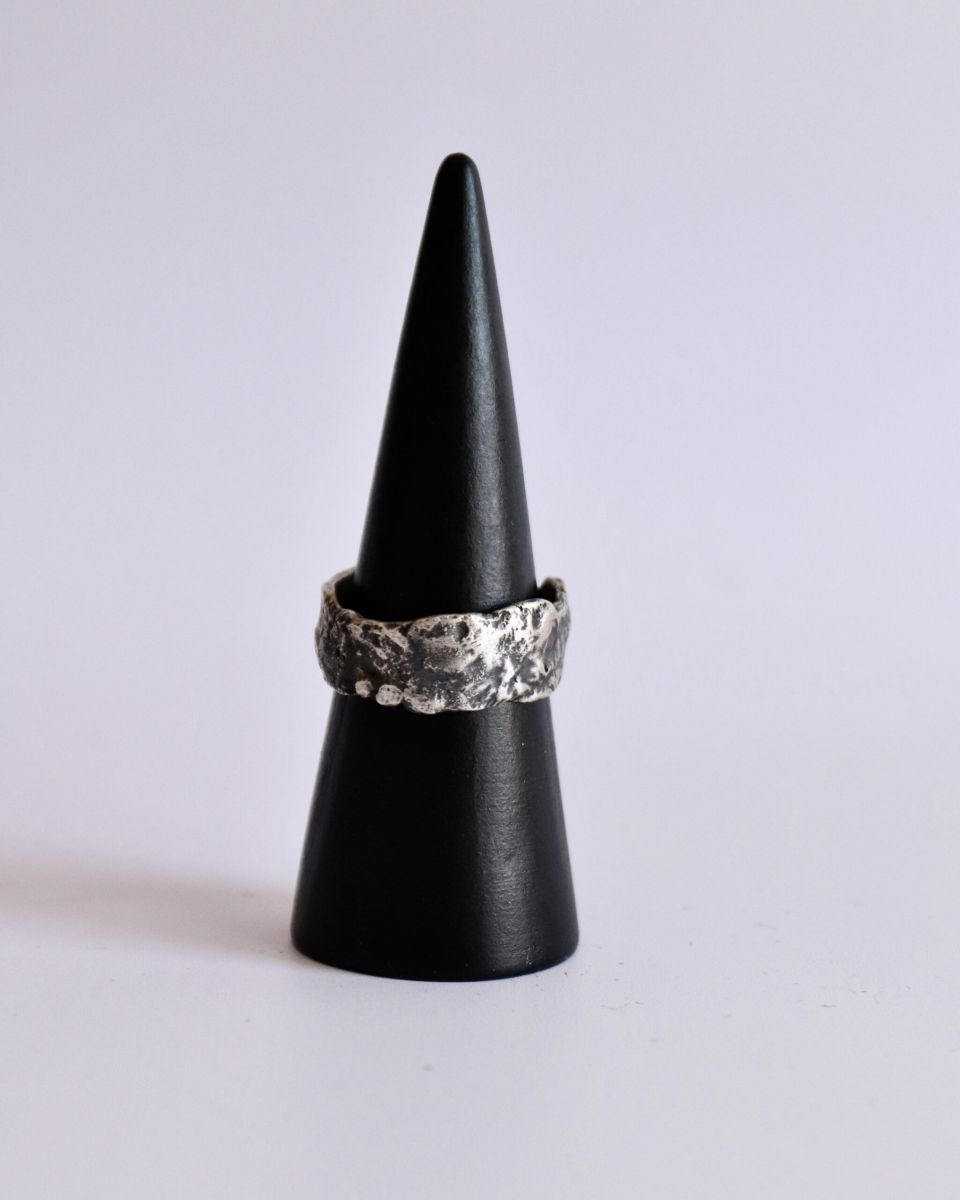 Bague Roc, bague en argent fait main par Maryjou