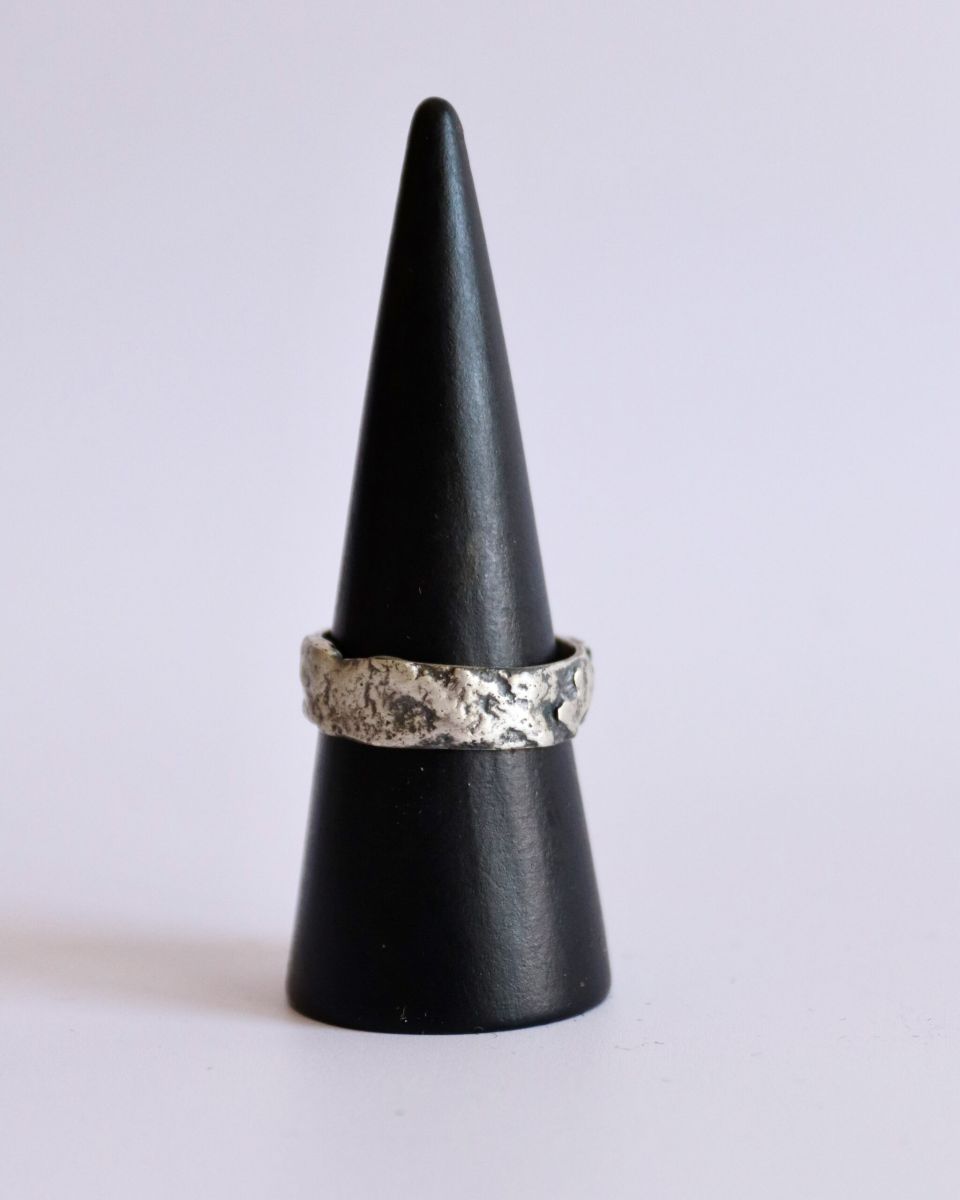 Bague Unik, bague en argent fait main par Maryjou — vue 5