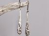 Boucles eclosion, boucles d’oreilles en argent fait main par Maryjou — vue 5