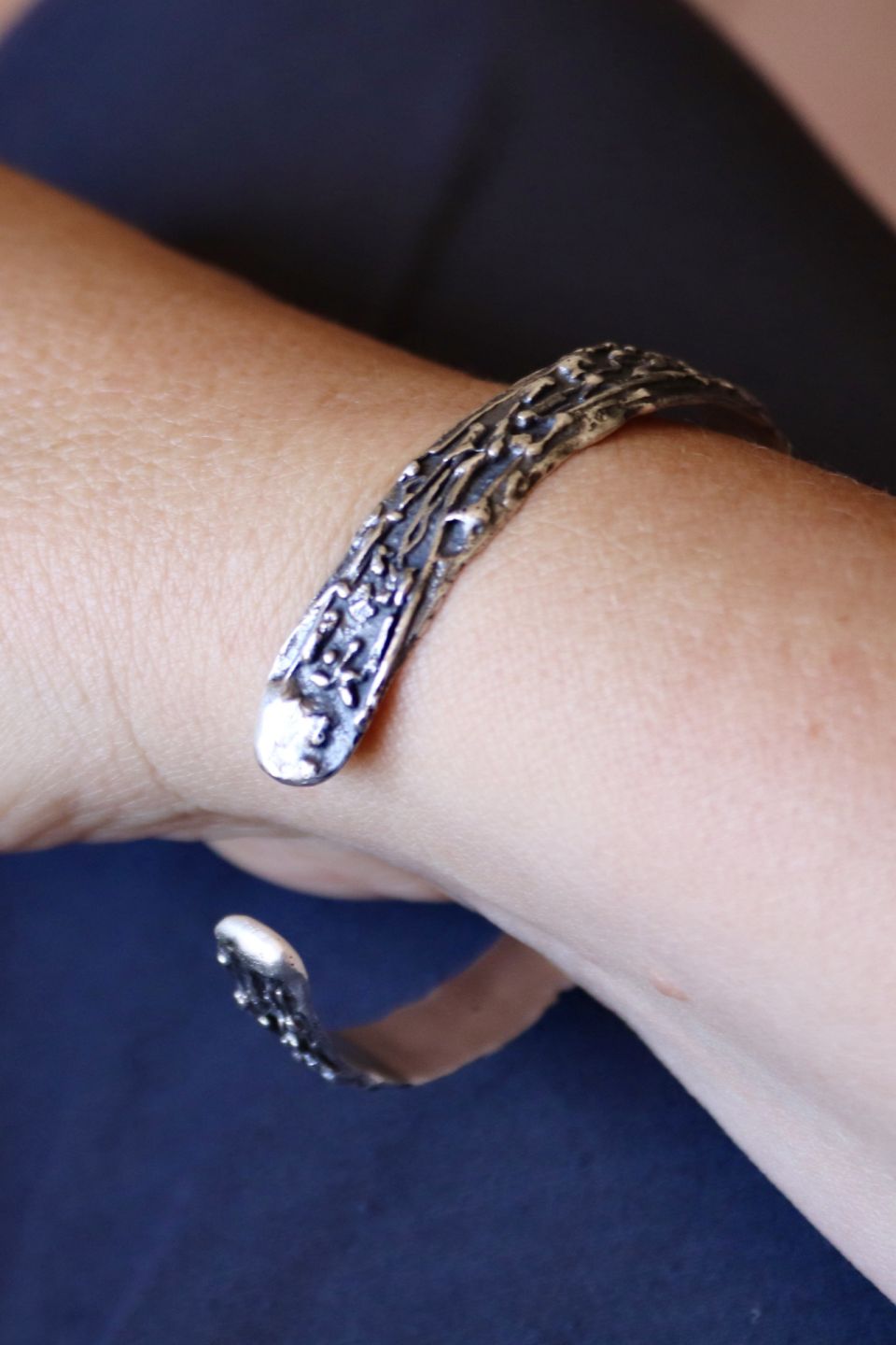 Bracelet Amalgame, bracelet en argent fait main par Maryjou — vue 6