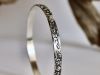 Bracelet parchemin, bracelet en argent fait main par Maryjou