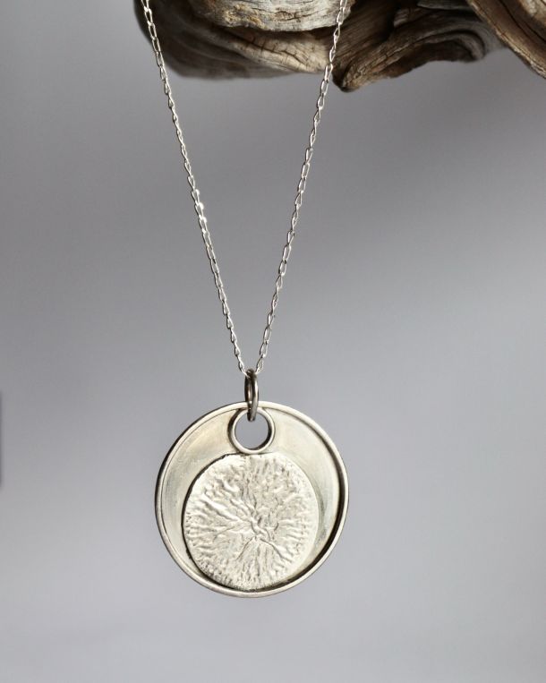 Pendentif soleye, pendentif en argent fait main par Maryjou