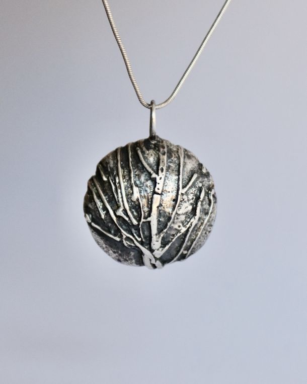 Pendentif Sylvae, pendentif en argent fait main par Maryjou