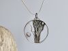 Pendentif Lyane, pendentif en argent fait main par Maryjou