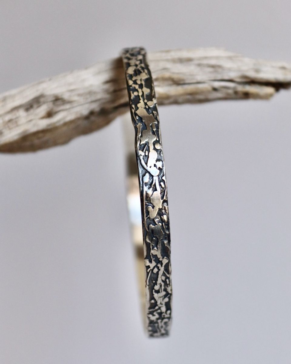 Bracelet parchemin, bracelet en argent fait main par Maryjou — vue 6