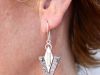 Boucles inka, boucles d’oreilles en argent fait main par Maryjou — vue 5
