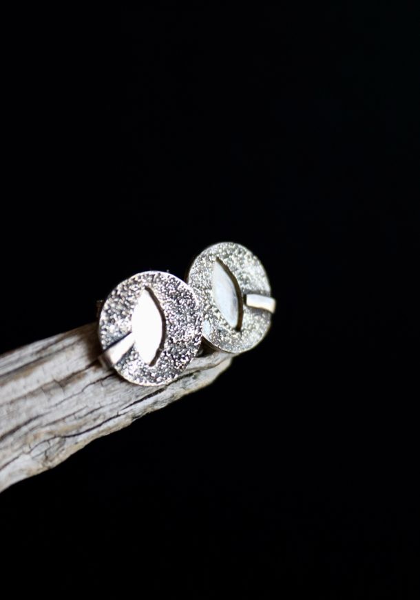 Boucles Mira, boucles d’oreilles en argent fait main par Maryjou