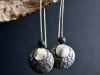 Boucles Tellura, boucles d’oreilles en argent fait main par Maryjou — vue 2