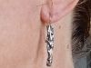 Boucles vestyge, boucles d’oreilles en argent fait main par Maryjou