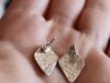 Boucles ozanges, boucles d’oreilles en argent fait main par Maryjou — vue 5