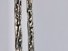 Boucles verticales, boucles d’oreilles en argent fait main par Maryjou — vue 4