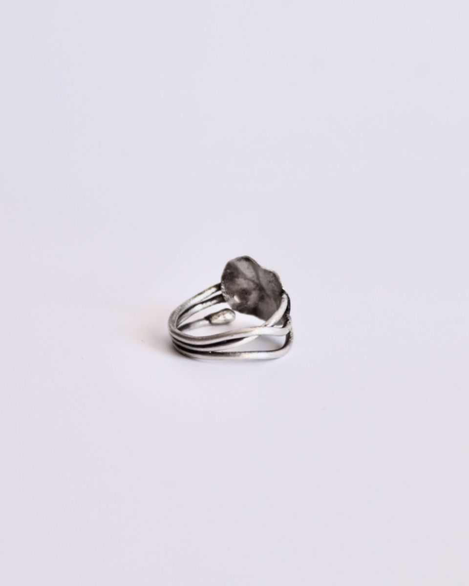Bague Nénuphar, bague en argent fait main par Maryjou — vue 4