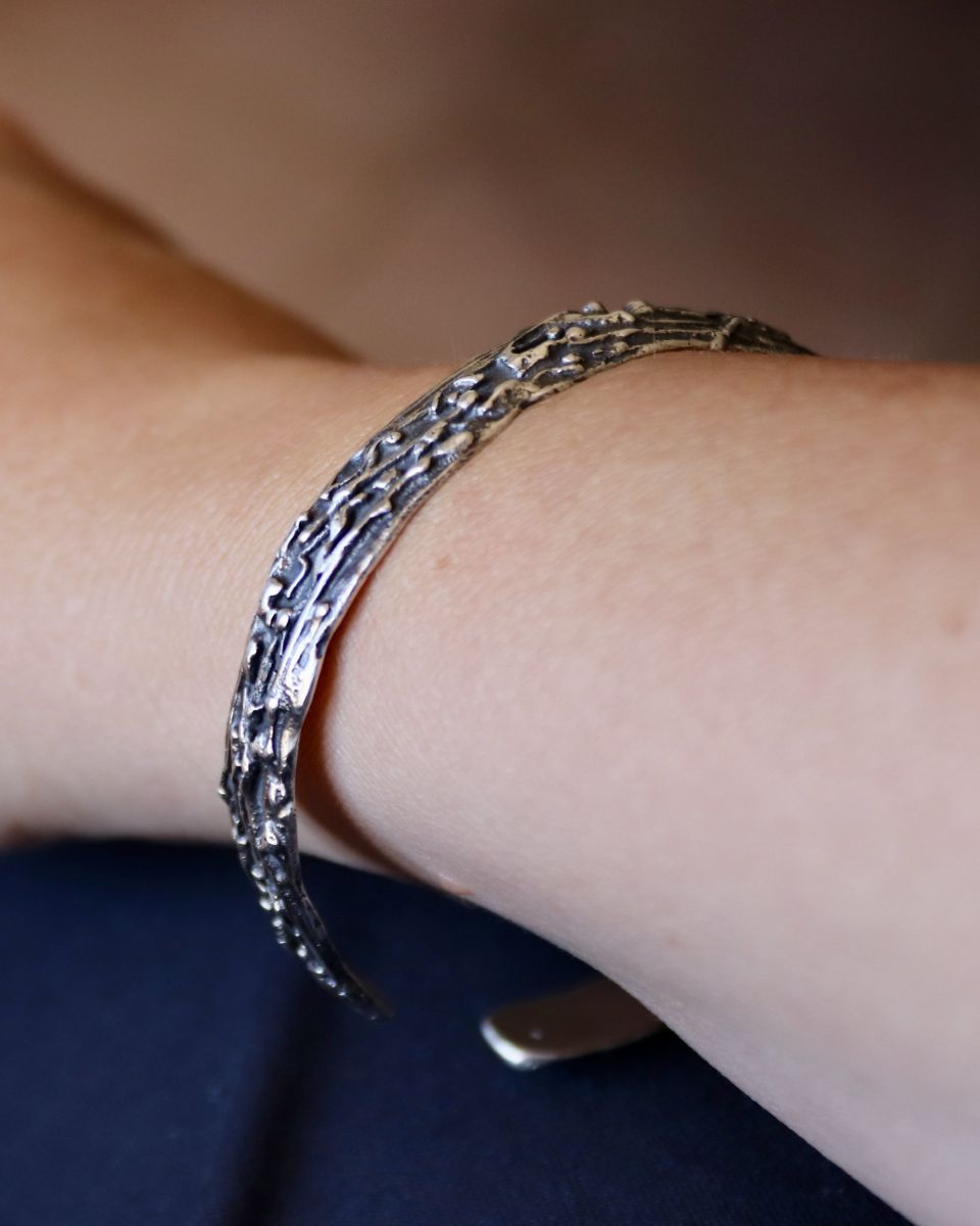 Bracelet Amalgame, bracelet en argent fait main par Maryjou — vue 7
