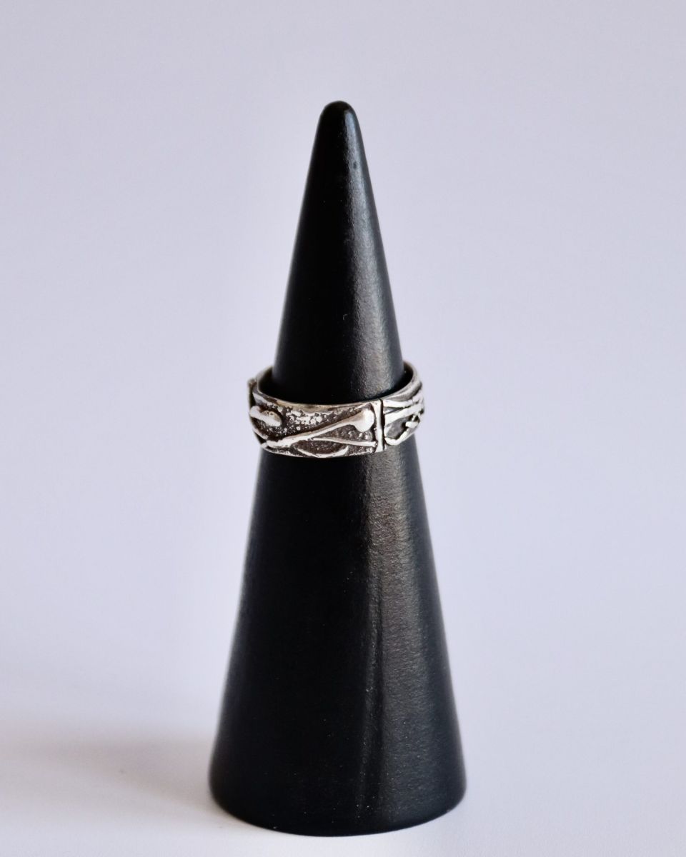 Bague racyne, bague en argent fait main par Maryjou — vue 5