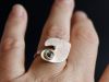 Bague Eylor, bague en argent fait main par Maryjou