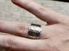 Bague empreinte, bague en argent fait main par Maryjou — vue 7
