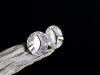 Boucles Mira, boucles d’oreilles en argent fait main par Maryjou