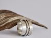 Bague double jeu, bague en argent fait main par Maryjou — vue 2