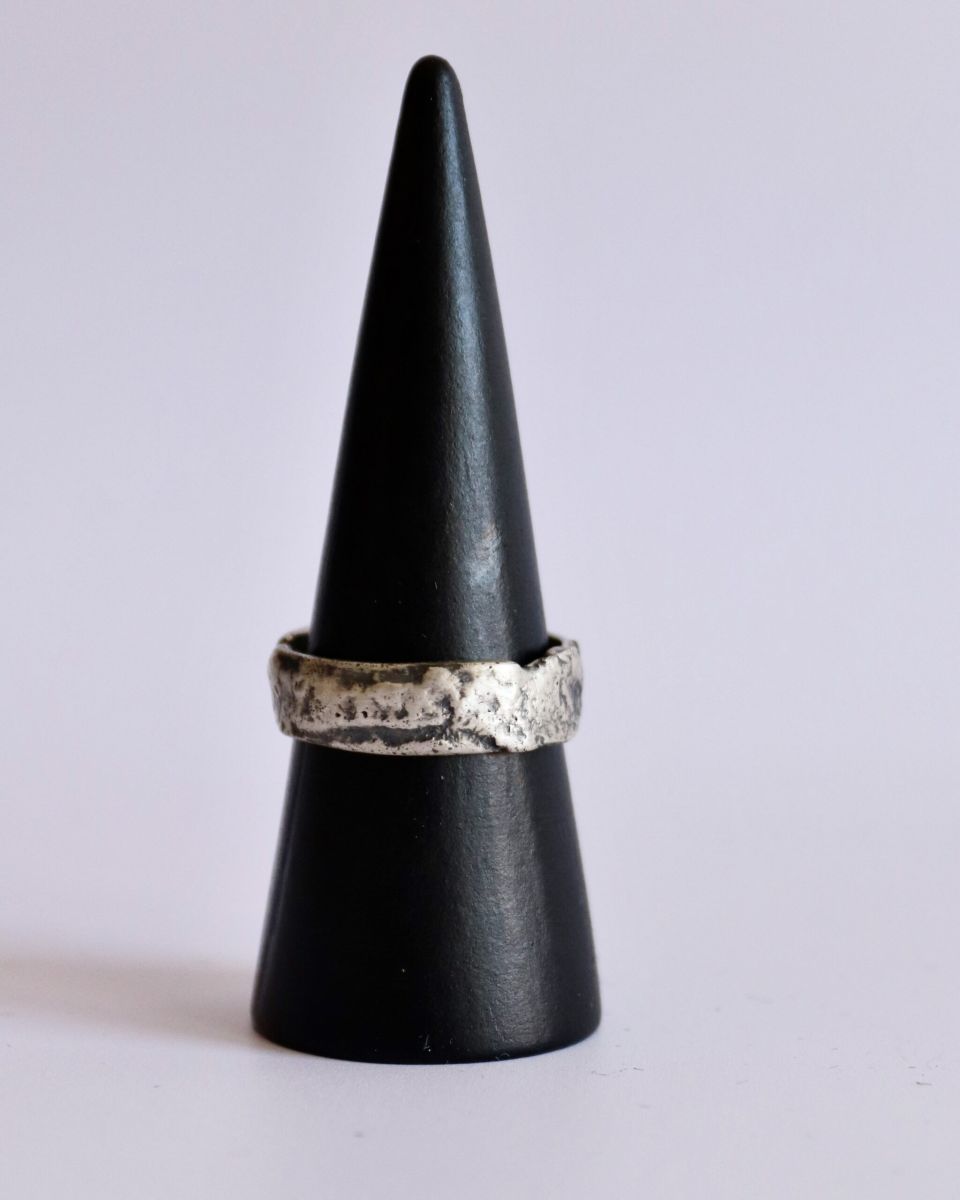 Bague Unik, bague en argent fait main par Maryjou — vue 6