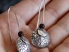 Boucles Tellura, boucles d’oreilles en argent fait main par Maryjou — vue 6