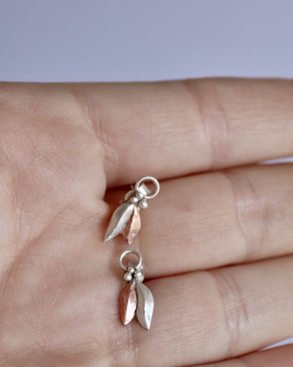 Boucles Orilys, boucles d’oreilles en argent fait main par Maryjou — vue 5