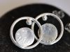 Boucles orbite, boucles d’oreilles en argent fait main par Maryjou — vue 3