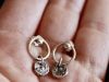 Boucles Tygout, boucles d’oreilles en argent fait main par Maryjou — vue 5