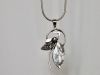Pendentif feuillée, pendentif en argent fait main par Maryjou — vue 2