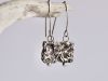 Boucles Fracta, boucles d’oreilles en argent fait main par Maryjou — vue 2