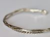Bracelet entrelacs, bracelet en argent fait main par Maryjou — vue 4