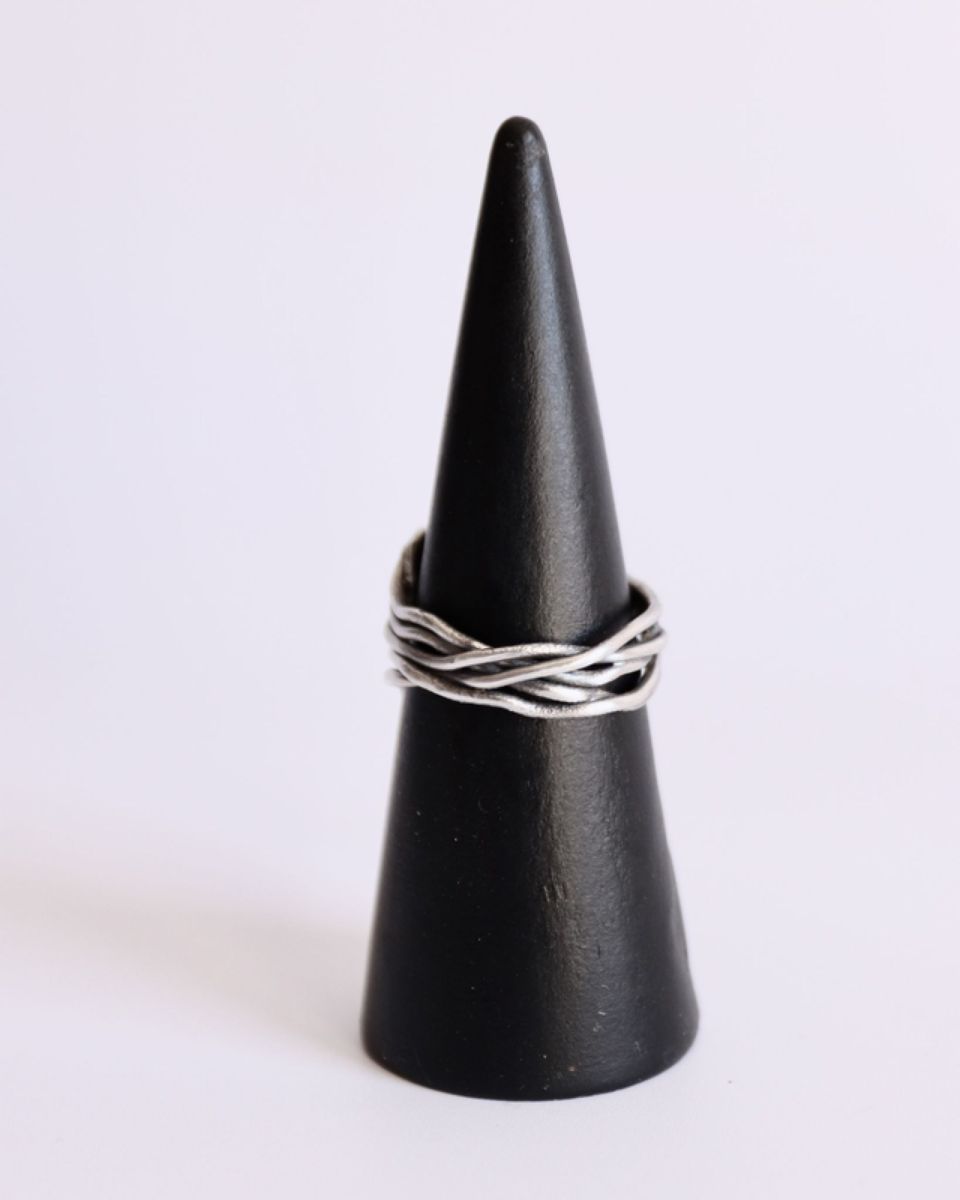 Bague Corset, bague en argent fait main par Maryjou — vue 3