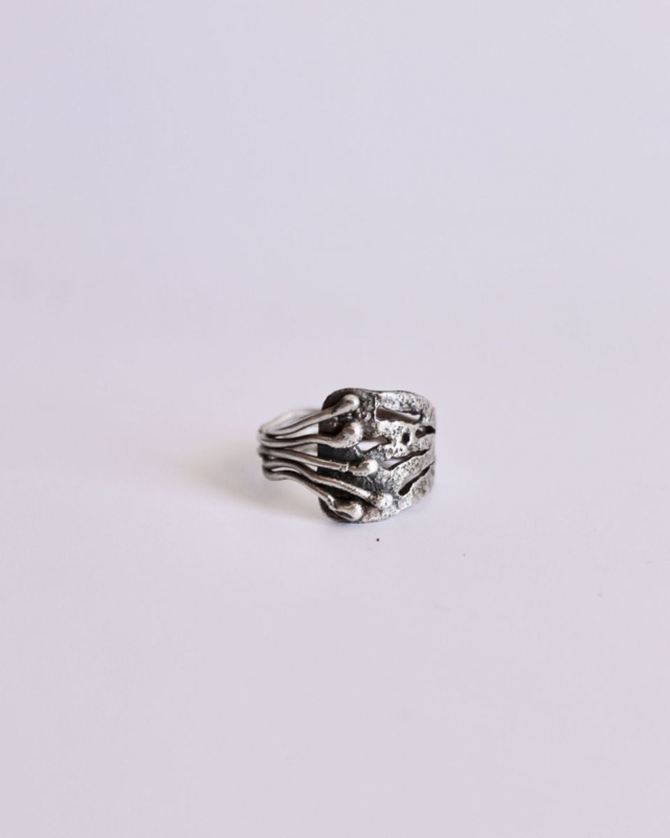 Bague Corset, bague en argent fait main par Maryjou — vue 6