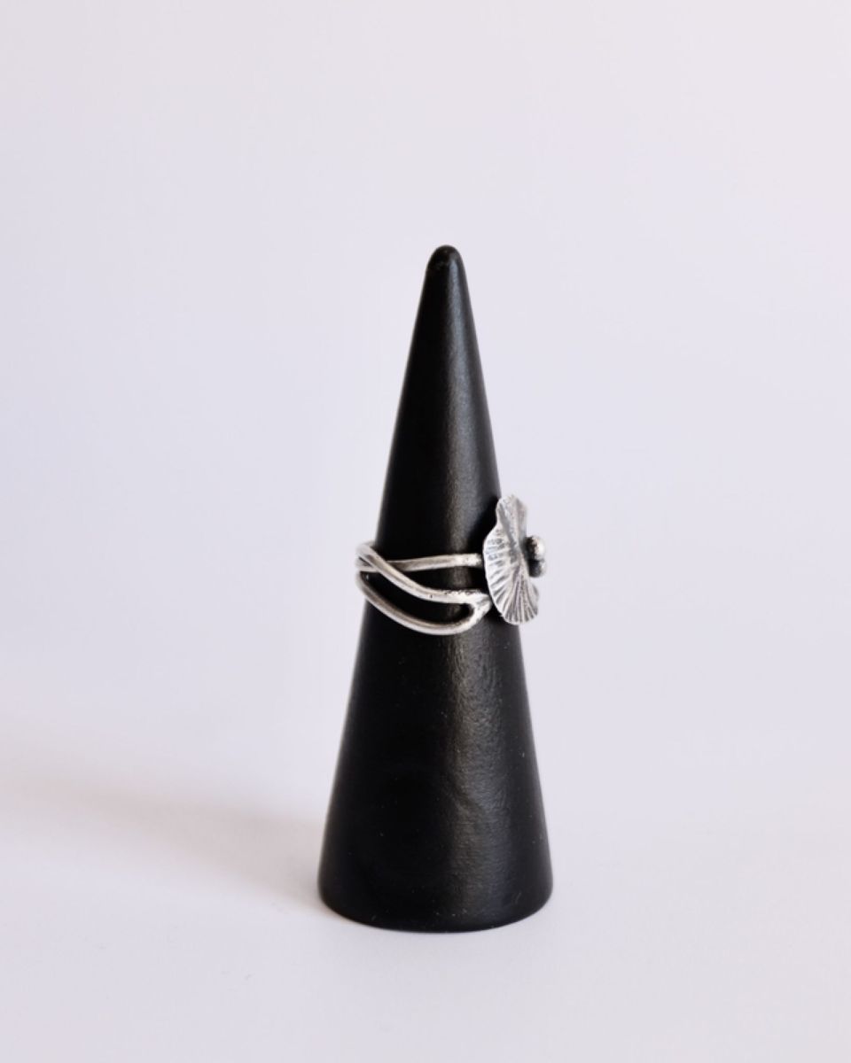 Bague Nénuphar, bague en argent fait main par Maryjou — vue 3