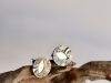 Boucles Mira, boucles d’oreilles en argent fait main par Maryjou — vue 4