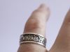Bague terra, bague en argent fait main par Maryjou — vue 4