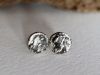 Puces Roc, boucles d’oreilles en argent fait main par Maryjou — vue 2