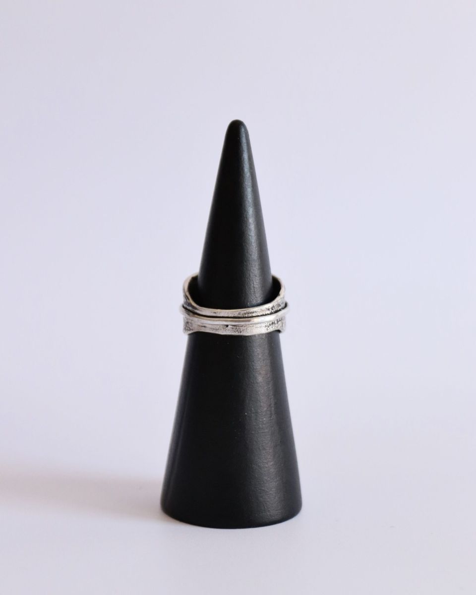 Bague éclat, bague en argent fait main par Maryjou — vue 3