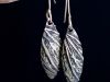 Boucles Sylvae, boucles d’oreilles en argent fait main par Maryjou — vue 3