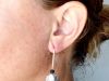 Boucles Tellura, boucles d’oreilles en argent fait main par Maryjou