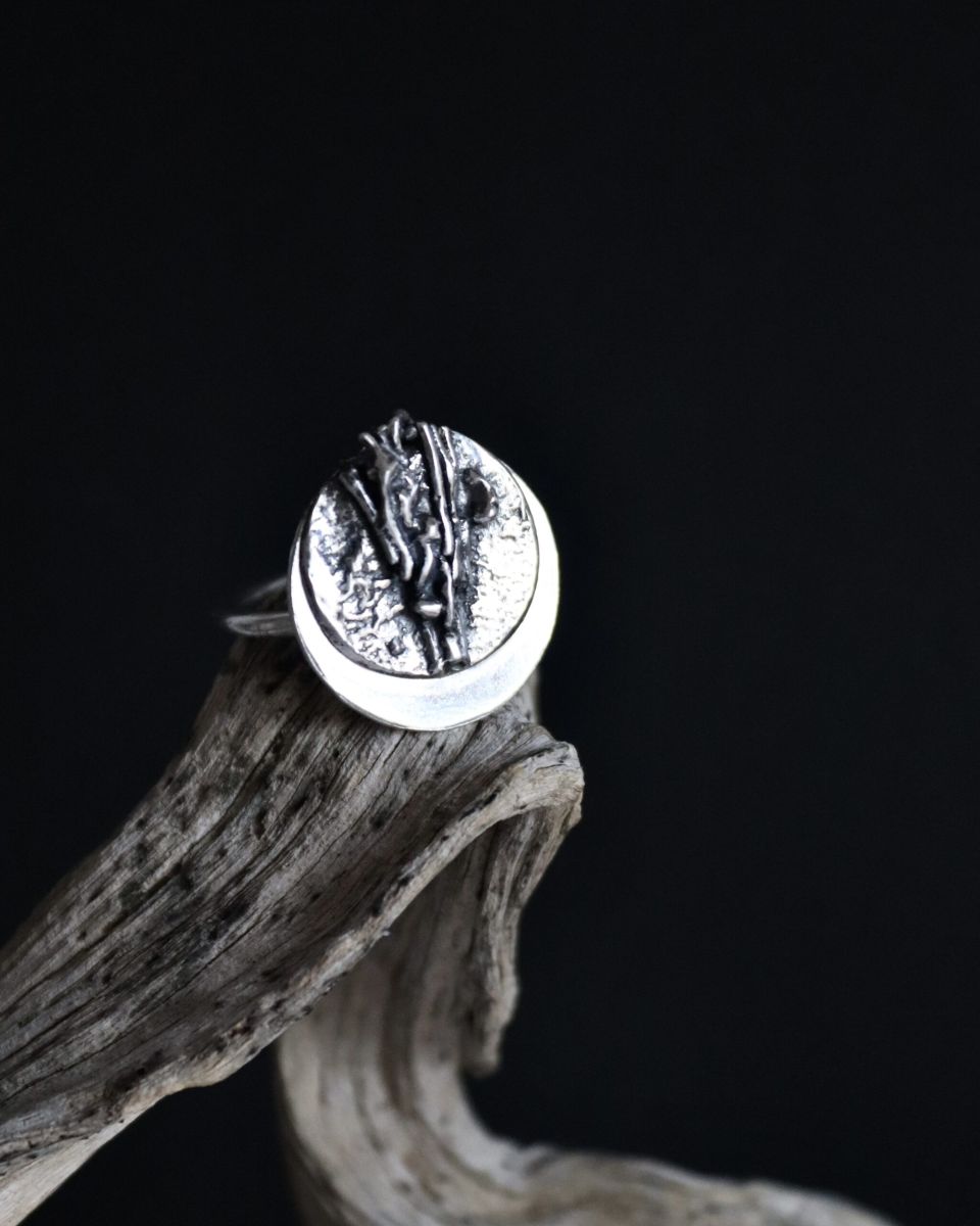 Bague bouquet, bague en argent fait main par Maryjou — vue 5