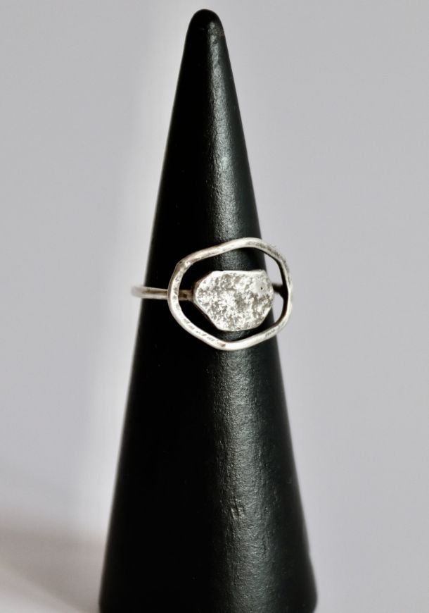 Bague Illusion, bague en argent fait main par Maryjou