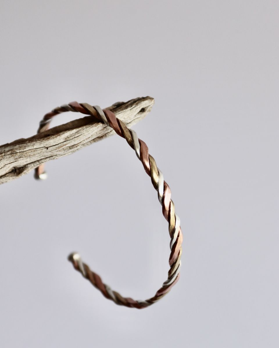 Bracelet Tryade, bracelet en argent fait main par Maryjou — vue 5