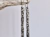 Boucles verticales, boucles d’oreilles en argent fait main par Maryjou — vue 2