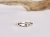 Bague chemin, bague en argent fait main par Maryjou — vue 4