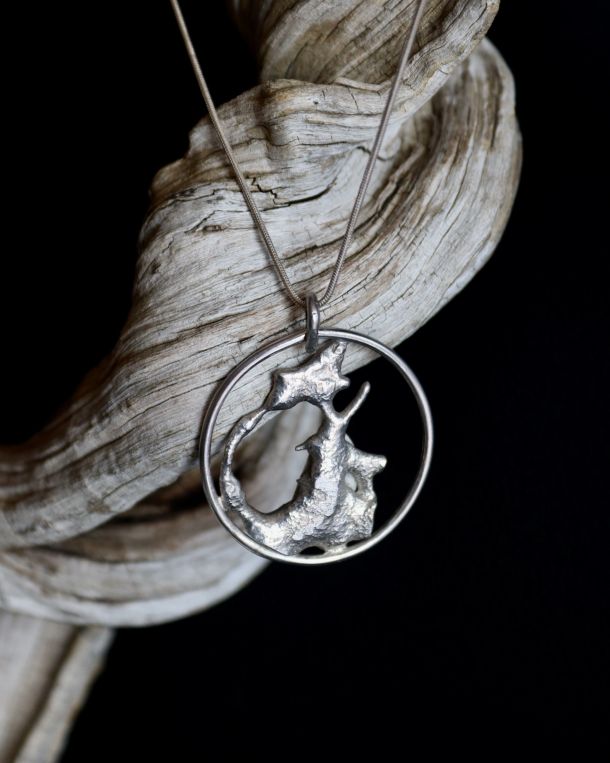 Pendentif songe, pendentif en argent fait main par Maryjou