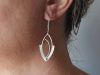 Boucles vela, boucles d’oreilles en argent fait main par Maryjou
