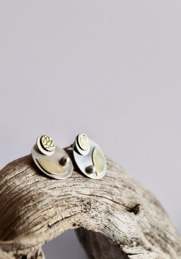 Boucles Selvane 14 Boucles 3 en 1, boucles d’oreilles en argent fait main par Maryjou — vue 7