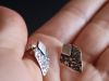 Boucles ozanges, boucles d’oreilles en argent fait main par Maryjou — vue 6